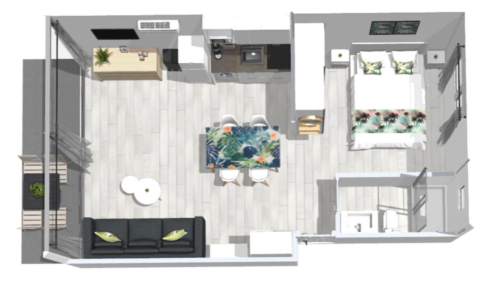 Roses Apartments Tropical Loft Vista Mar Lateral Εξωτερικό φωτογραφία